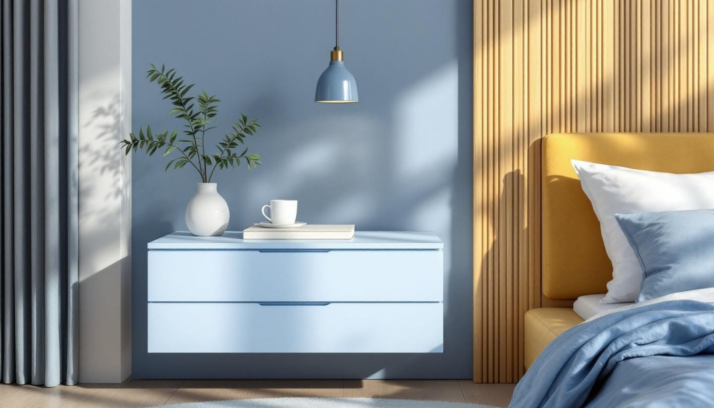 Comment choisir la couleur idéale pour votre table de chevet murale ?