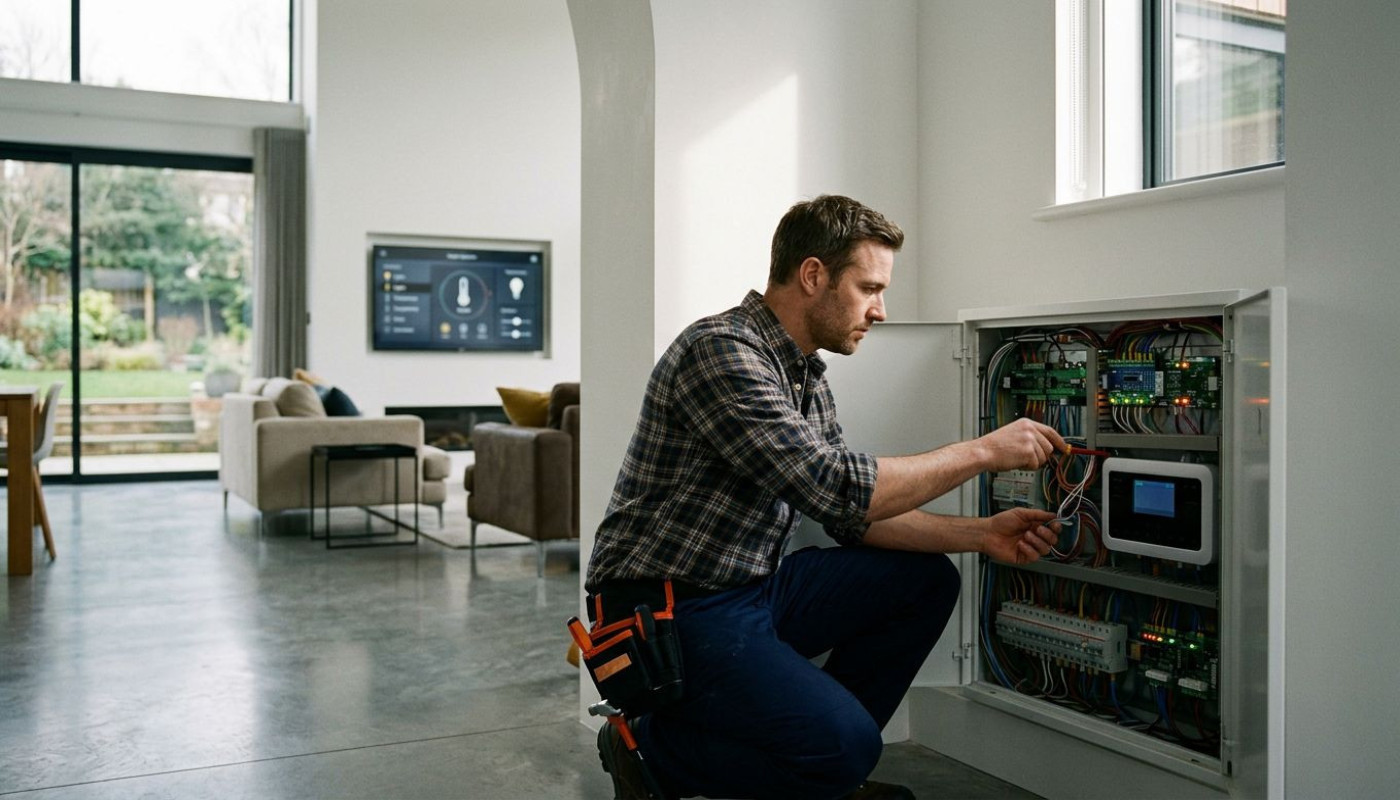Derrière la façade : l’électricien face aux maisons ultra-connectées