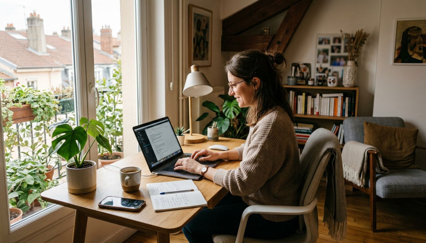 Le home office : frontière fine entre confort et productivité
